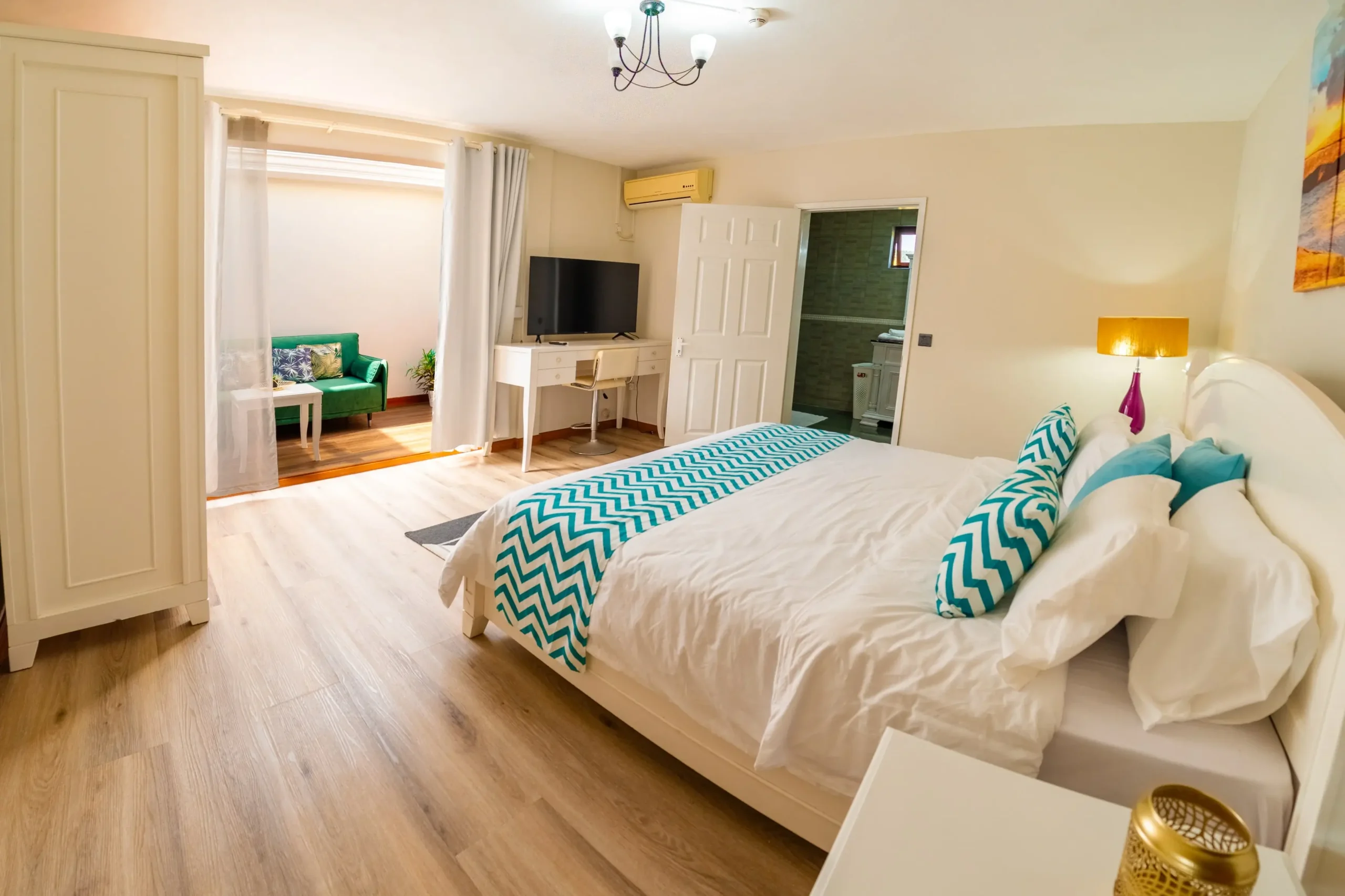 Residential interiors at Les Mariannes